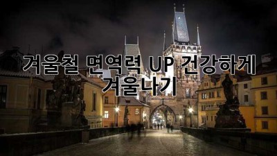 겨울철 면역력 UP! 건강하게 겨울나기